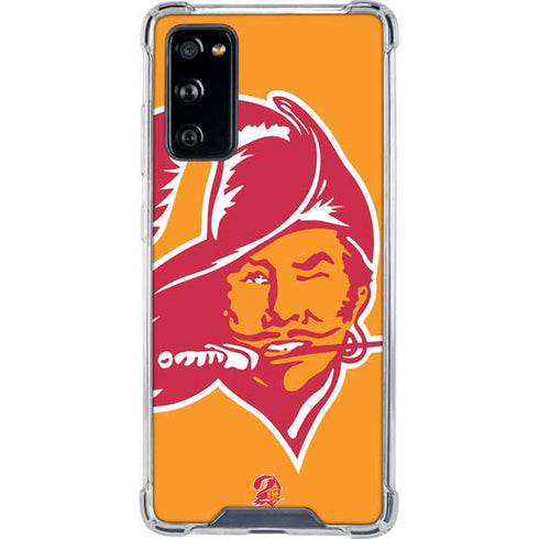 NFL Tampa Bay Buccaneers Retro Logo Galaxy S20 FE Clear Case